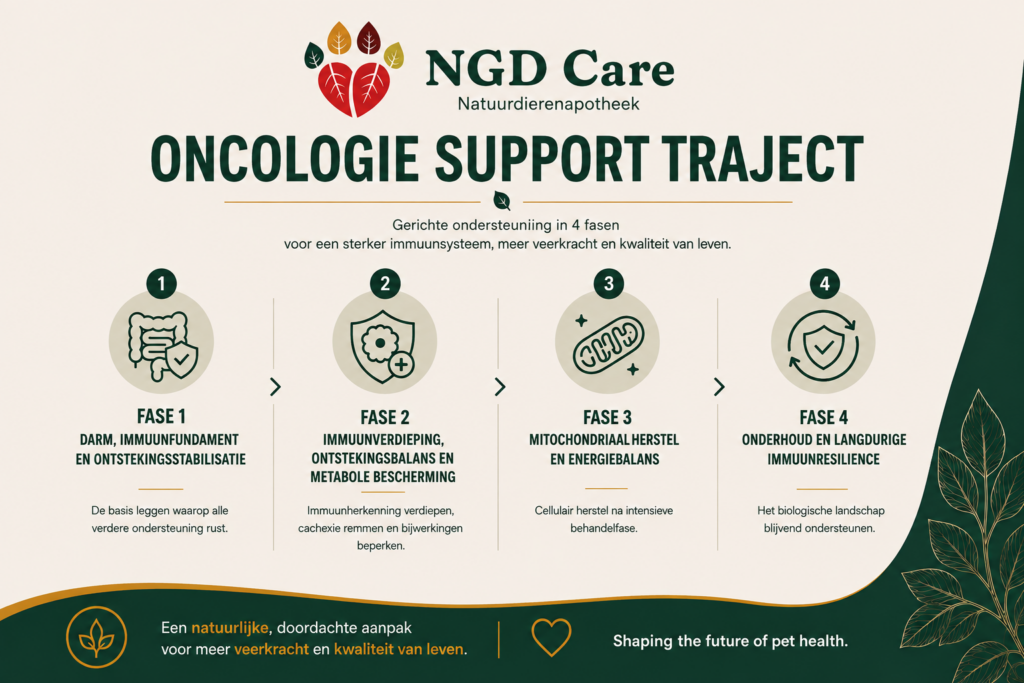 Traiettoria dell'equilibrio oncologico per cani e gatti